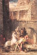 Gustave Moreau Diomedes Devoured by his Horses oil painting reproduction